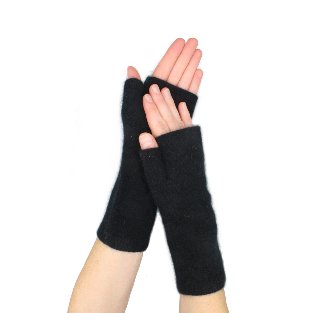 Possum Merino &amp; Silk Wristwarmers