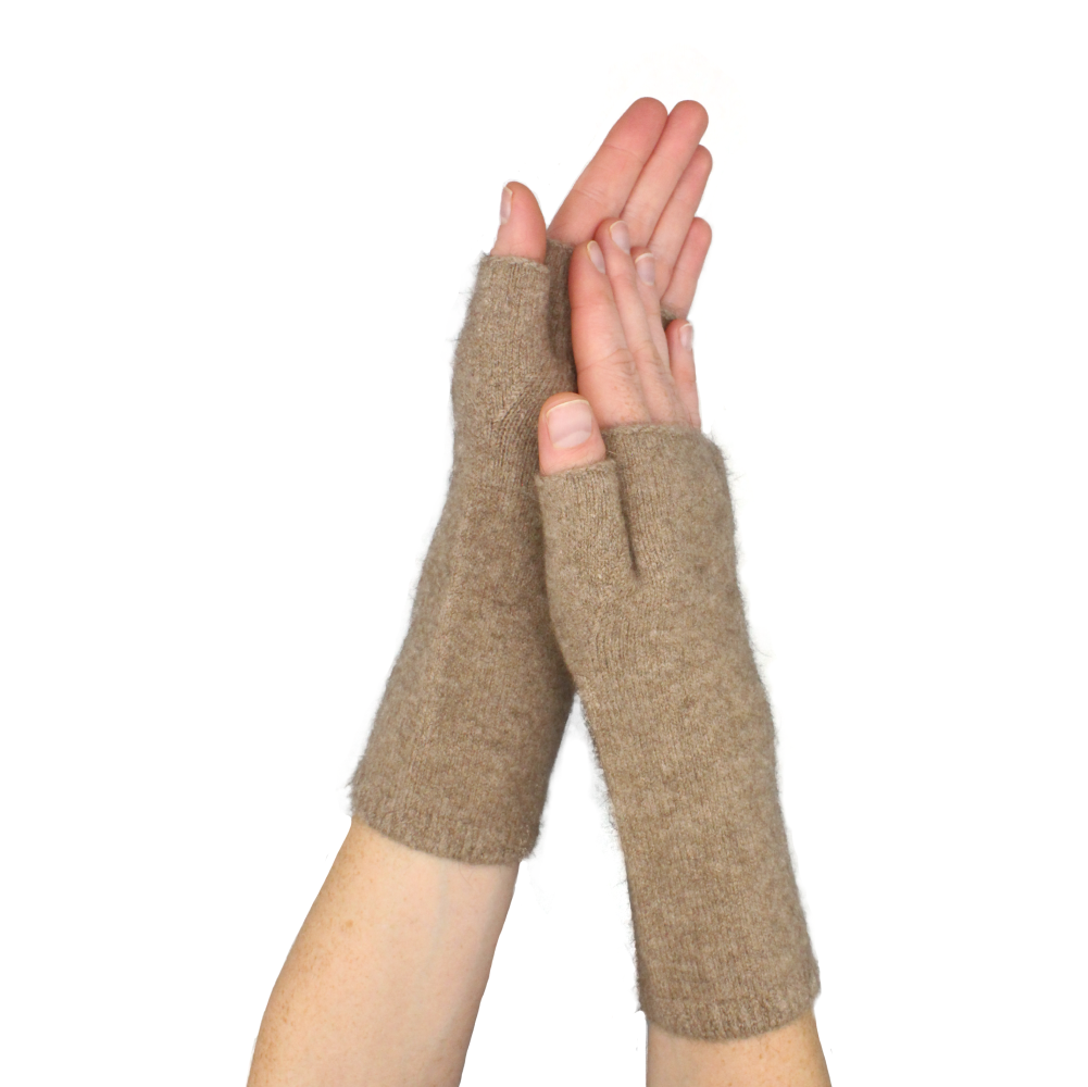 Possum Merino &amp; Silk Wristwarmers