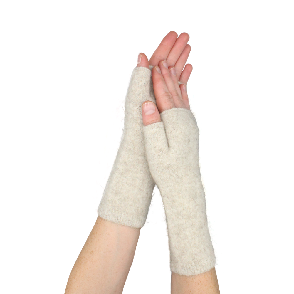 Possum Merino &amp; Silk Wristwarmers