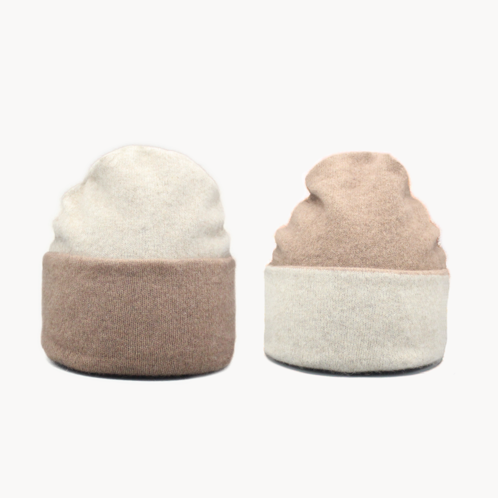 Possum Merino &amp; Silk Reversible Beanie