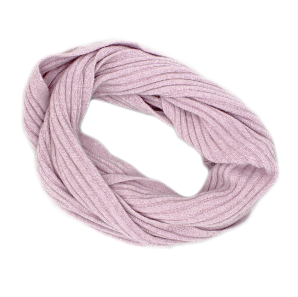 Possum Merino &amp; Silk Ribbed Loop Scarf