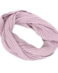 Possum Merino & Silk Ribbed Loop Scarf