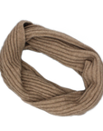 Possum Merino & Silk Ribbed Loop Scarf