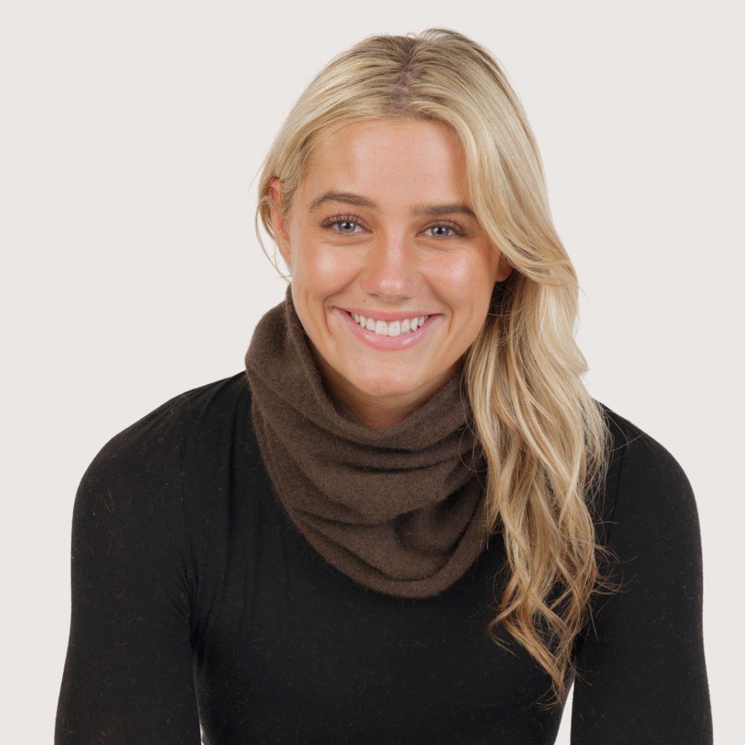 Possum Merino &amp; Silk Neckwarmer / Snood