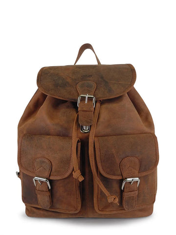 Genuine Leather Vintage Nabo Backpack NK 1910