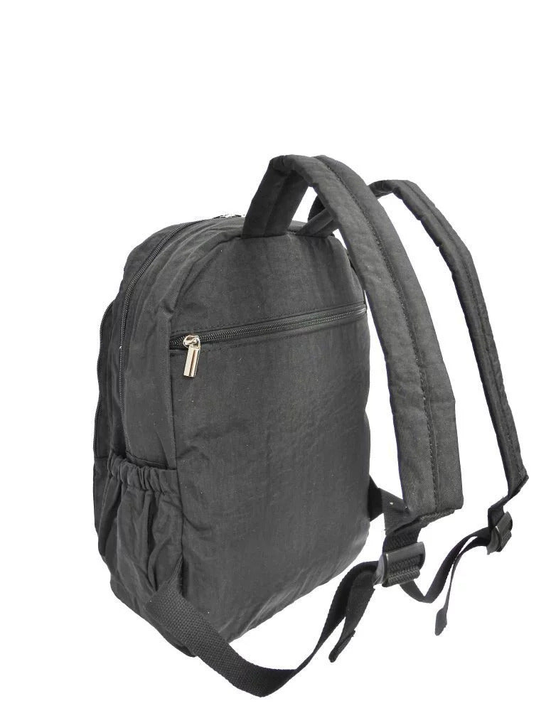 Nabo Lightweight Nylon Backpack with Multiple Pockets