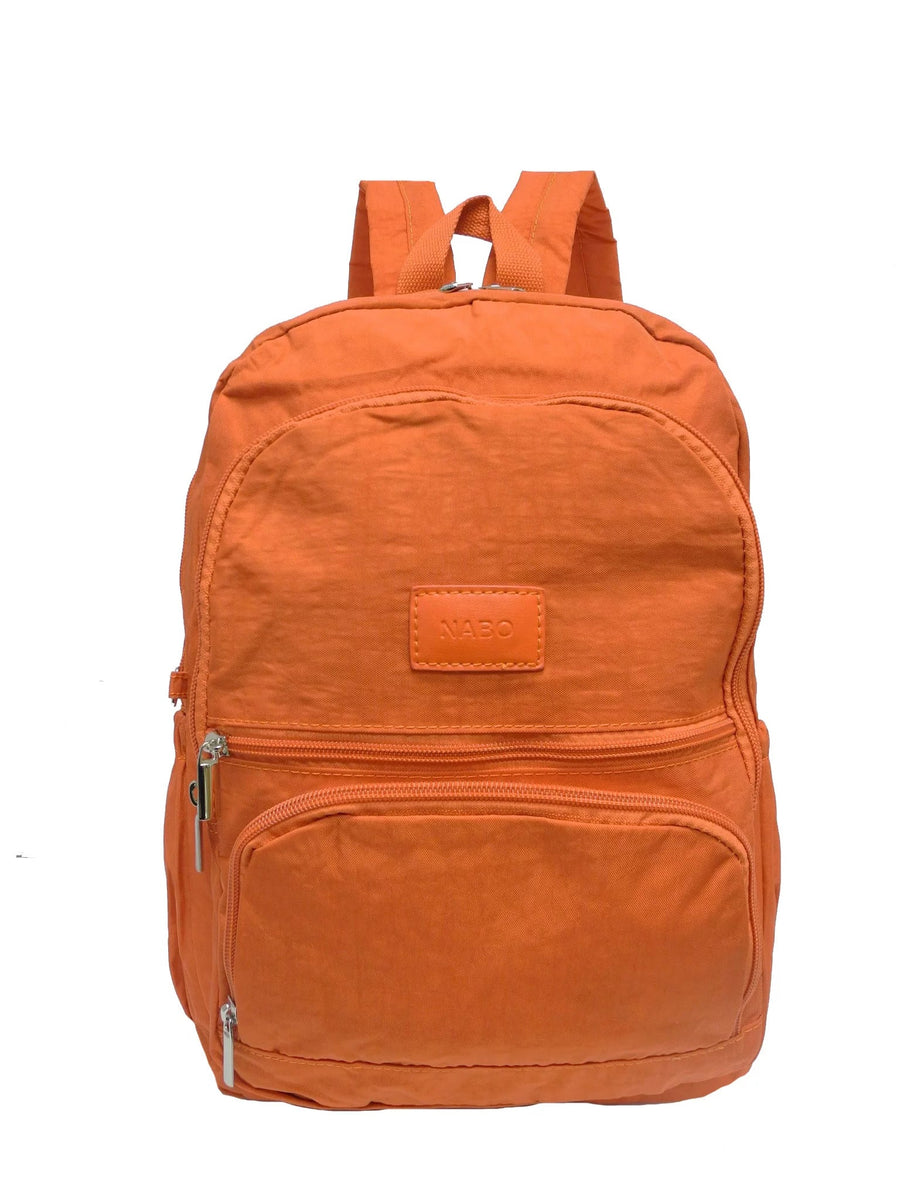 Nabo Lightweight Nylon Backpack with Multiple Pockets