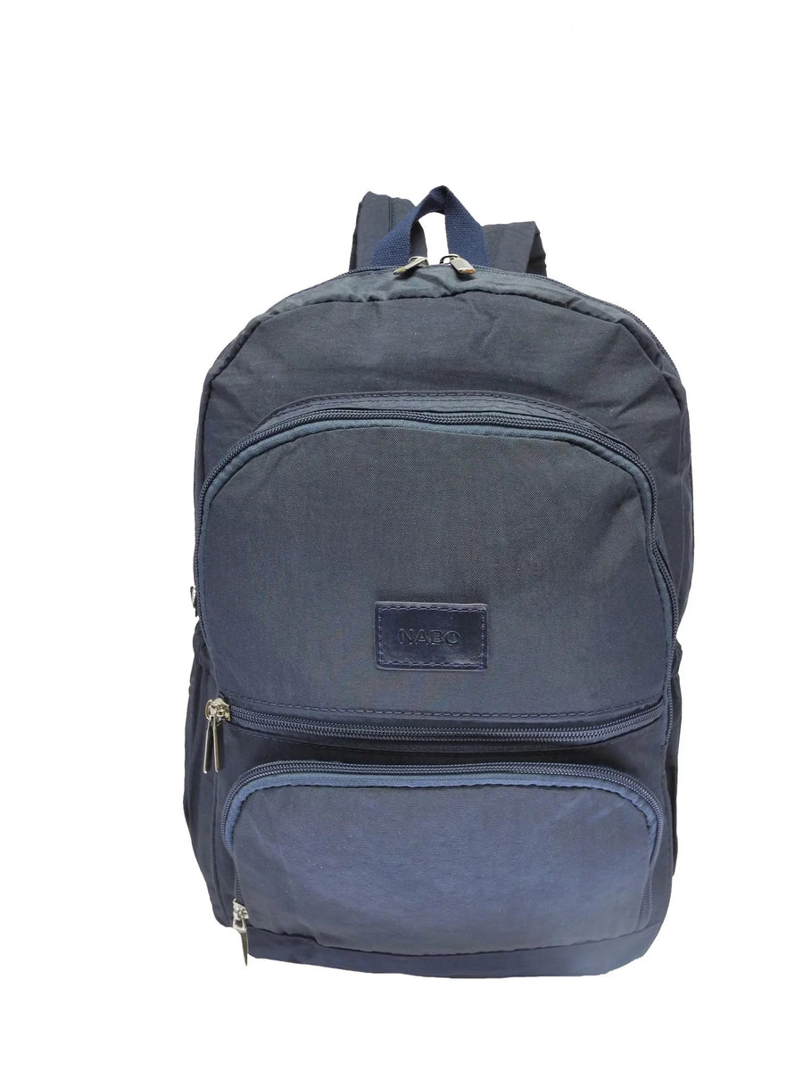 Nabo Lightweight Nylon Backpack with Multiple Pockets