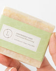 2 x Lemongrass Natural Soap Bar, Handmade Body Soap Gift-0