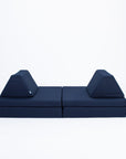 Navy Blue Play Mattress Set for Kids