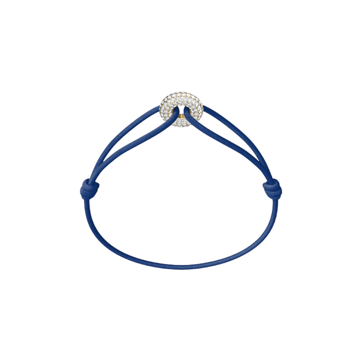 Mini Golden Soho Pavé Cord Bracelet