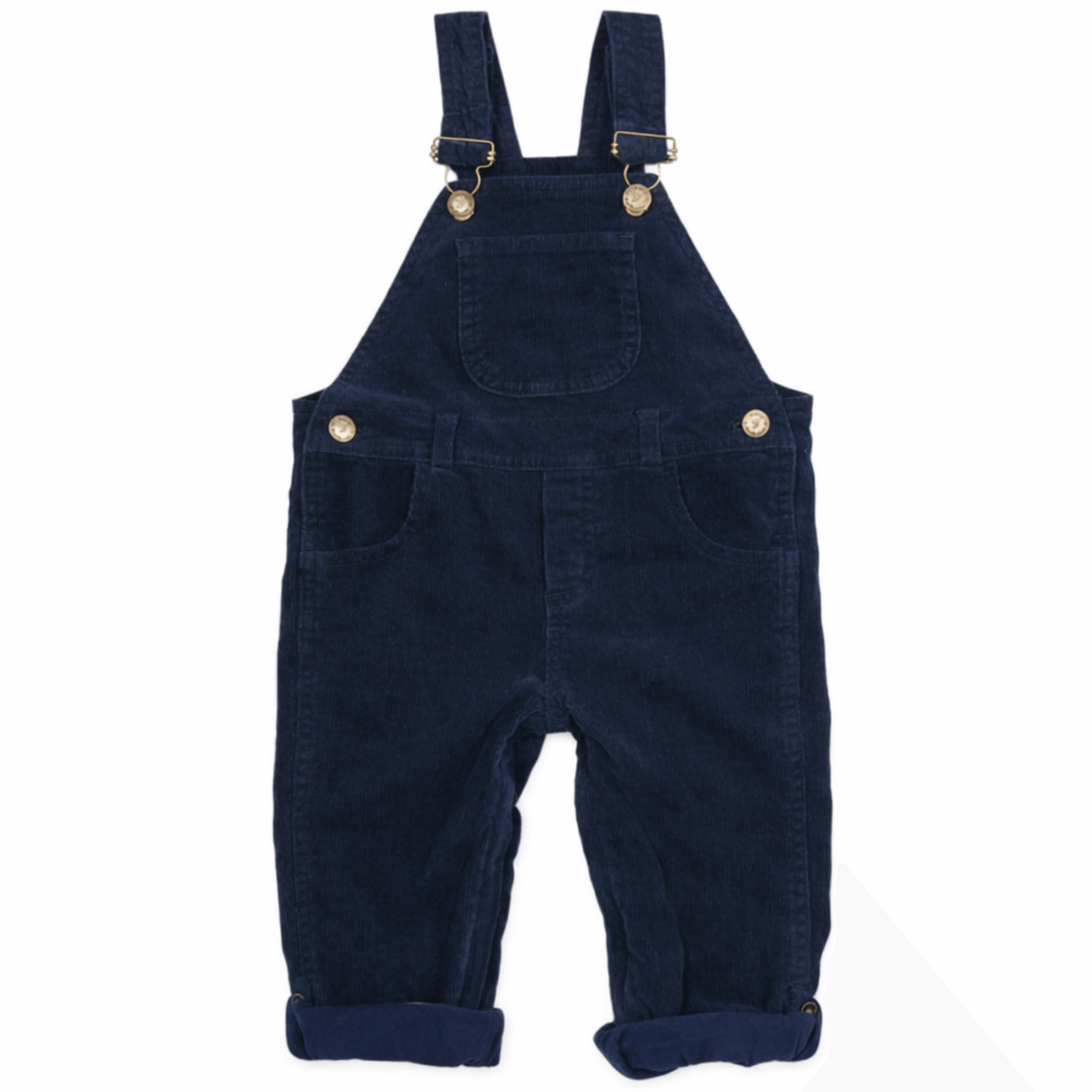 Navy Corduroy Dungarees