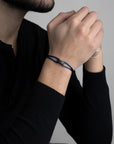Carbon Regent Cord Bracelet