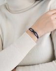Carbon Regent Cord Bracelet