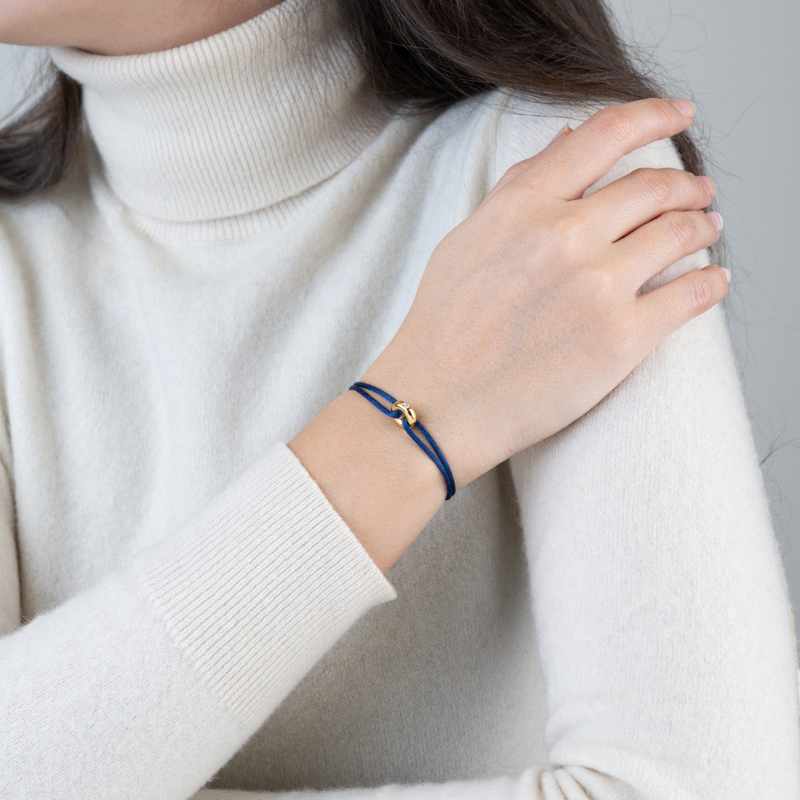 Mini Golden Soho Diamond Cord Bracelet