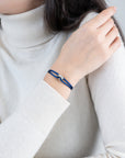 Silver Soho Diamond Cord Bracelet