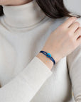 Blue Soho Cord Bracelet