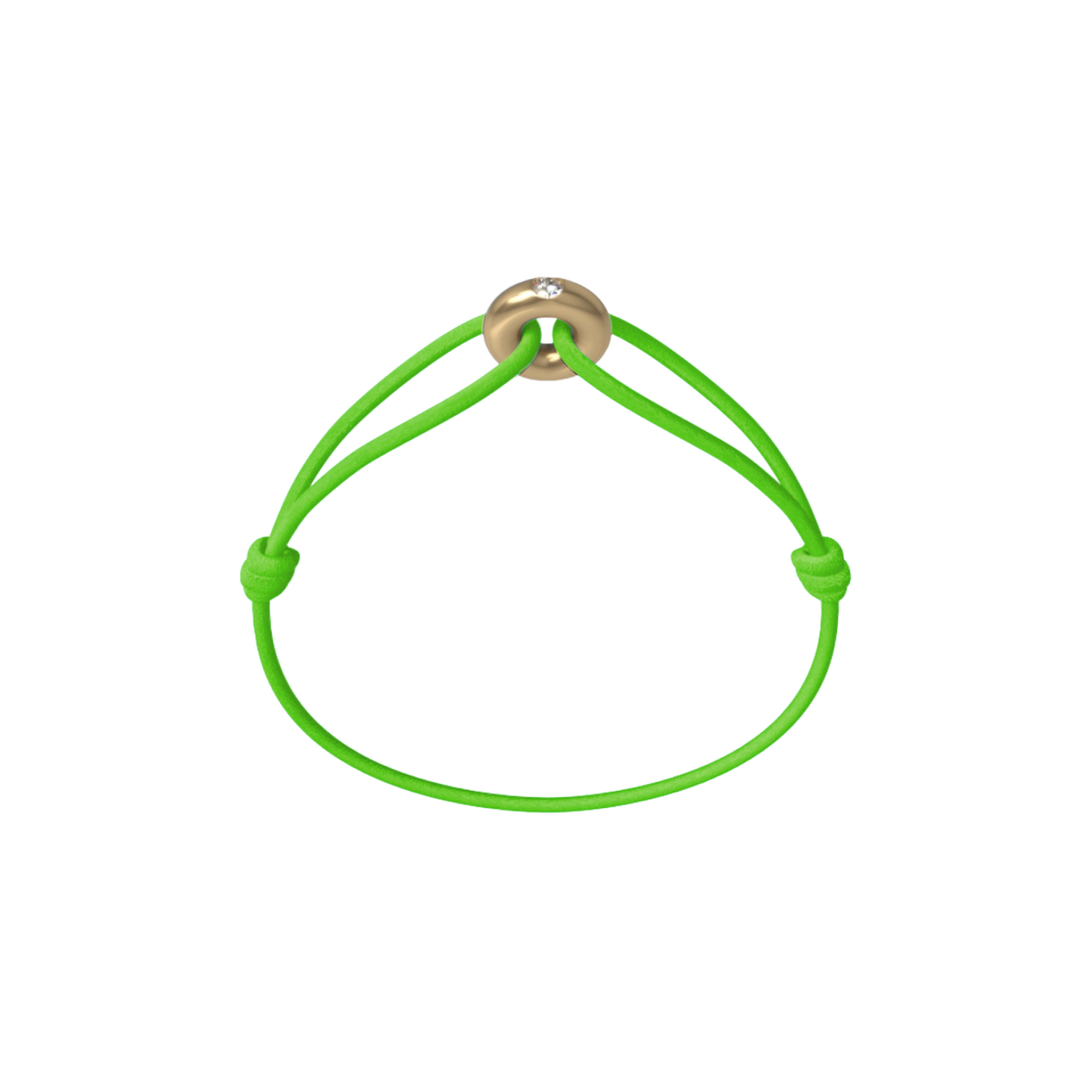 Mini Golden Soho Diamond Cord Bracelet