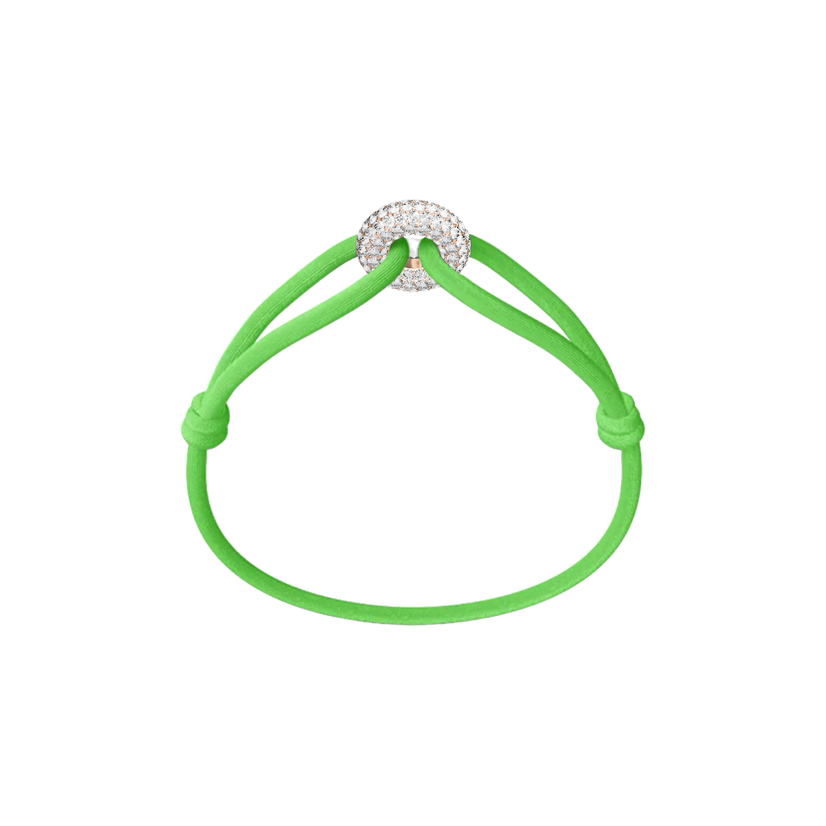 Rose Soho Pavé Cord Bracelet