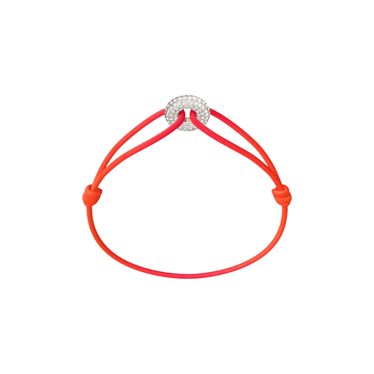Mini Rose Soho Pavé Cord Bracelet