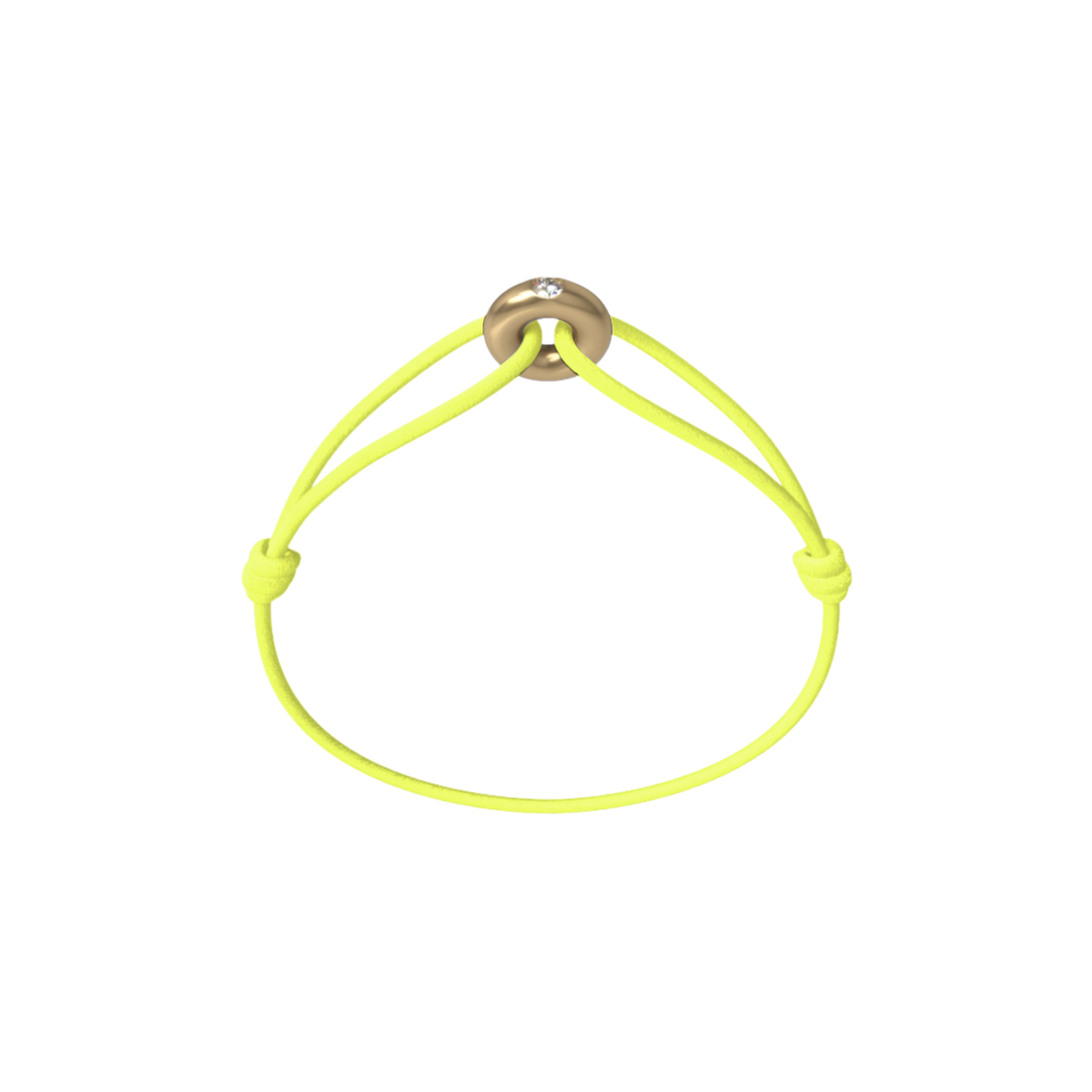 Mini Golden Soho Diamond Cord Bracelet