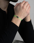 Carbon Regent Cord Bracelet