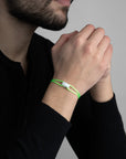 Snow Regent Cord Bracelet