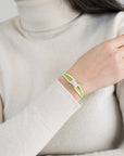 Snow Regent Cord Bracelet