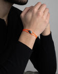 Carbon Regent Cord Bracelet