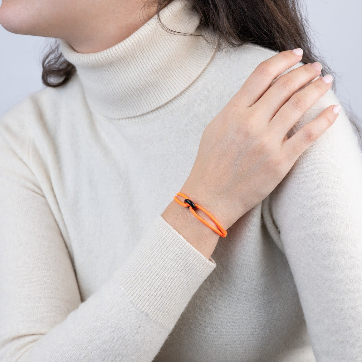 Black Soho Cord Bracelet