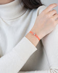 Mini Silver Soho Diamond Cord Bracelet
