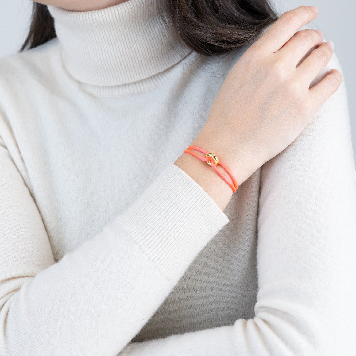 Golden Soho Diamond Cord Bracelet