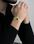 Carbon Regent Cord Bracelet