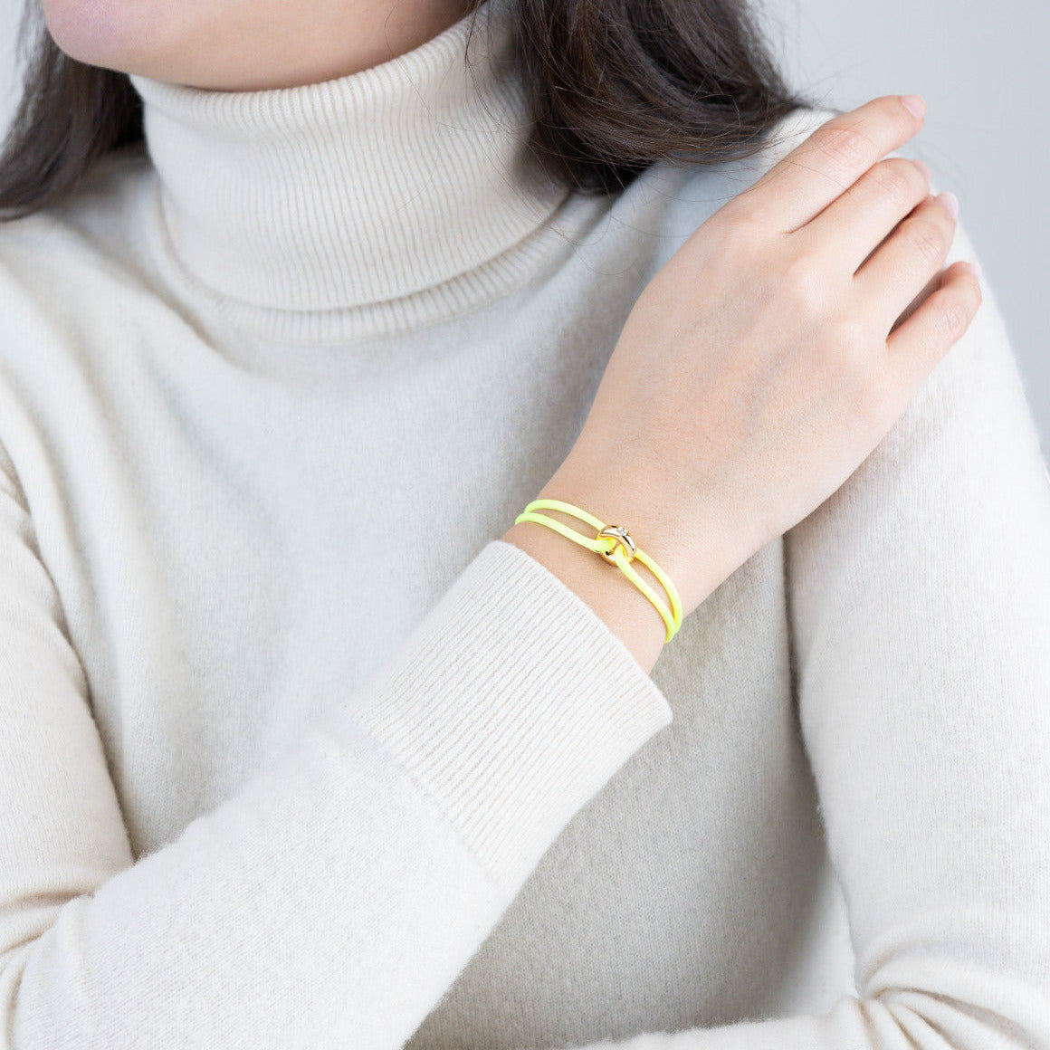 Golden Soho Diamond Cord Bracelet