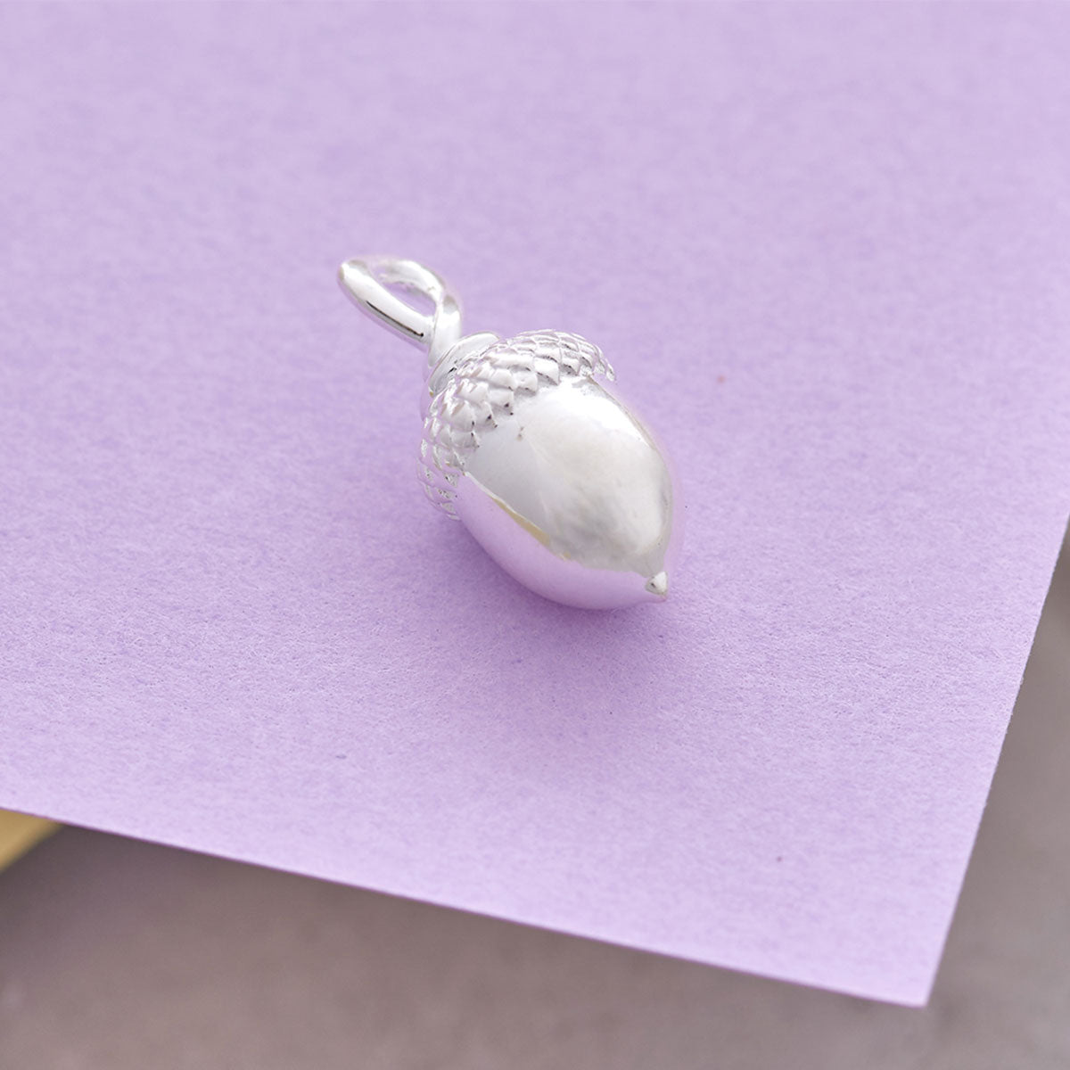 Sterling Silver Acorn Charm