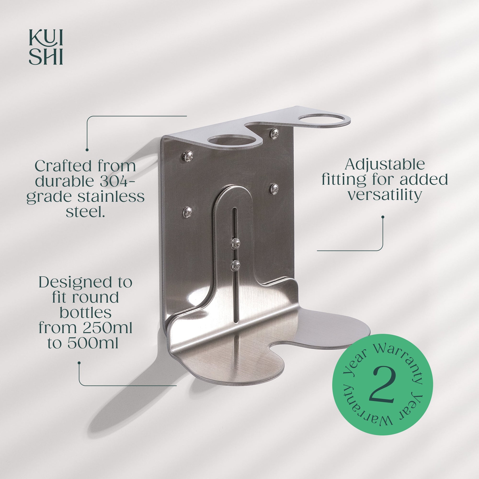 Nickel Double Bottle Holder