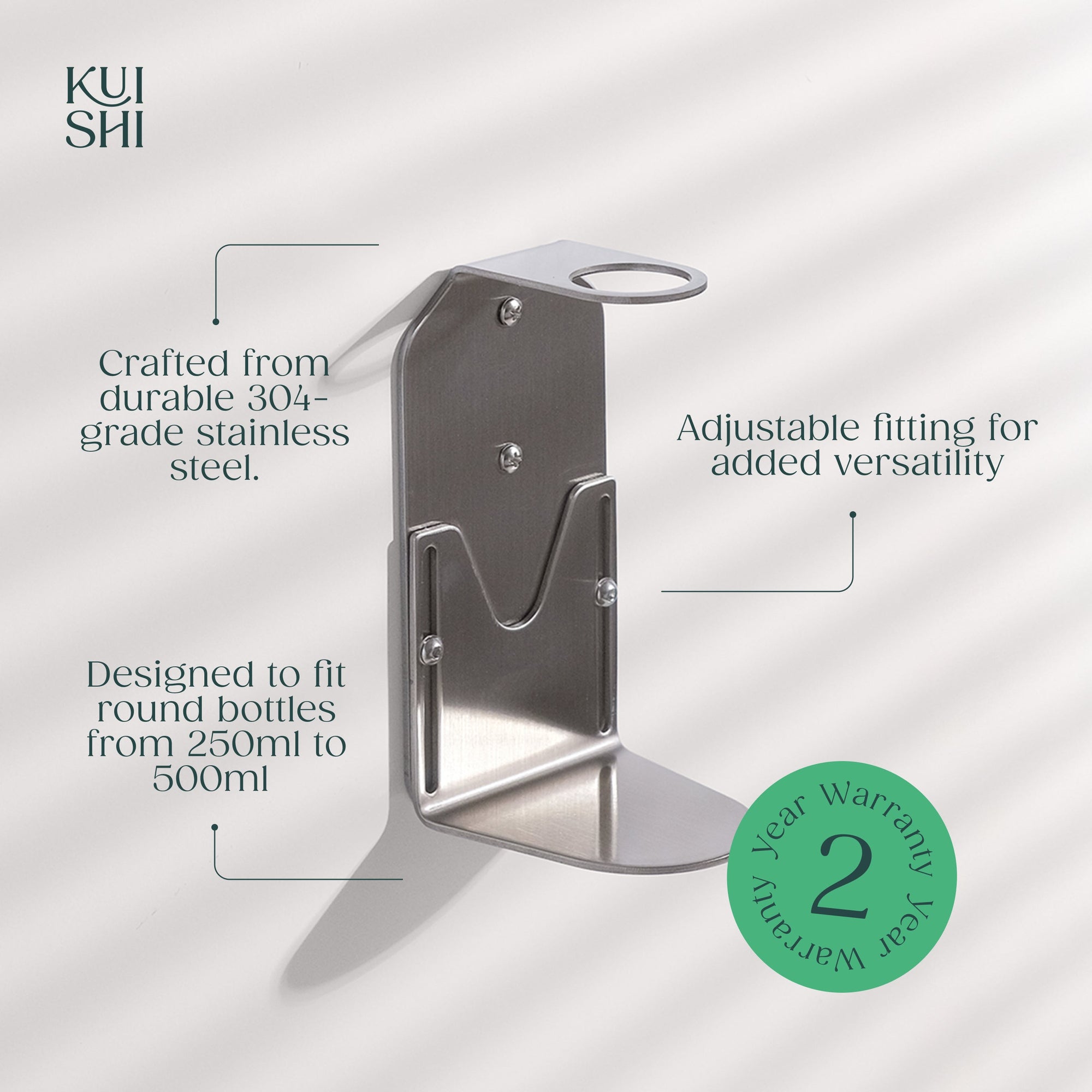 Nickel Single Bottle Holder