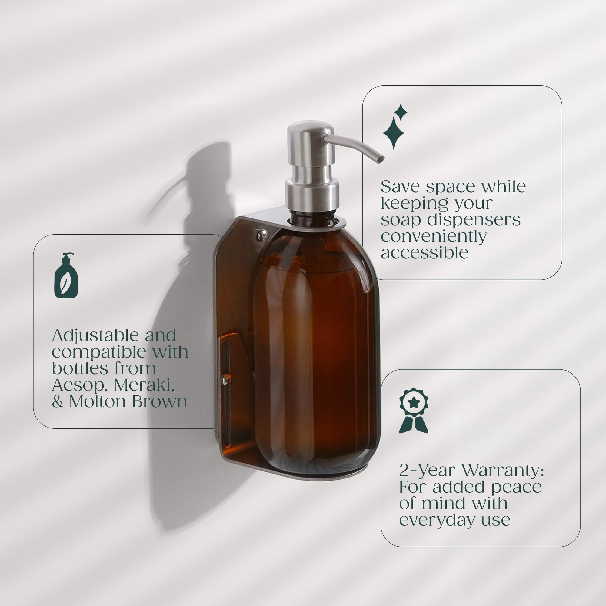 Nickel Single Bottle Holder