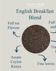 English Breakfast Loose Leaf Tea No.6 - Medium Leaf Black Tea
