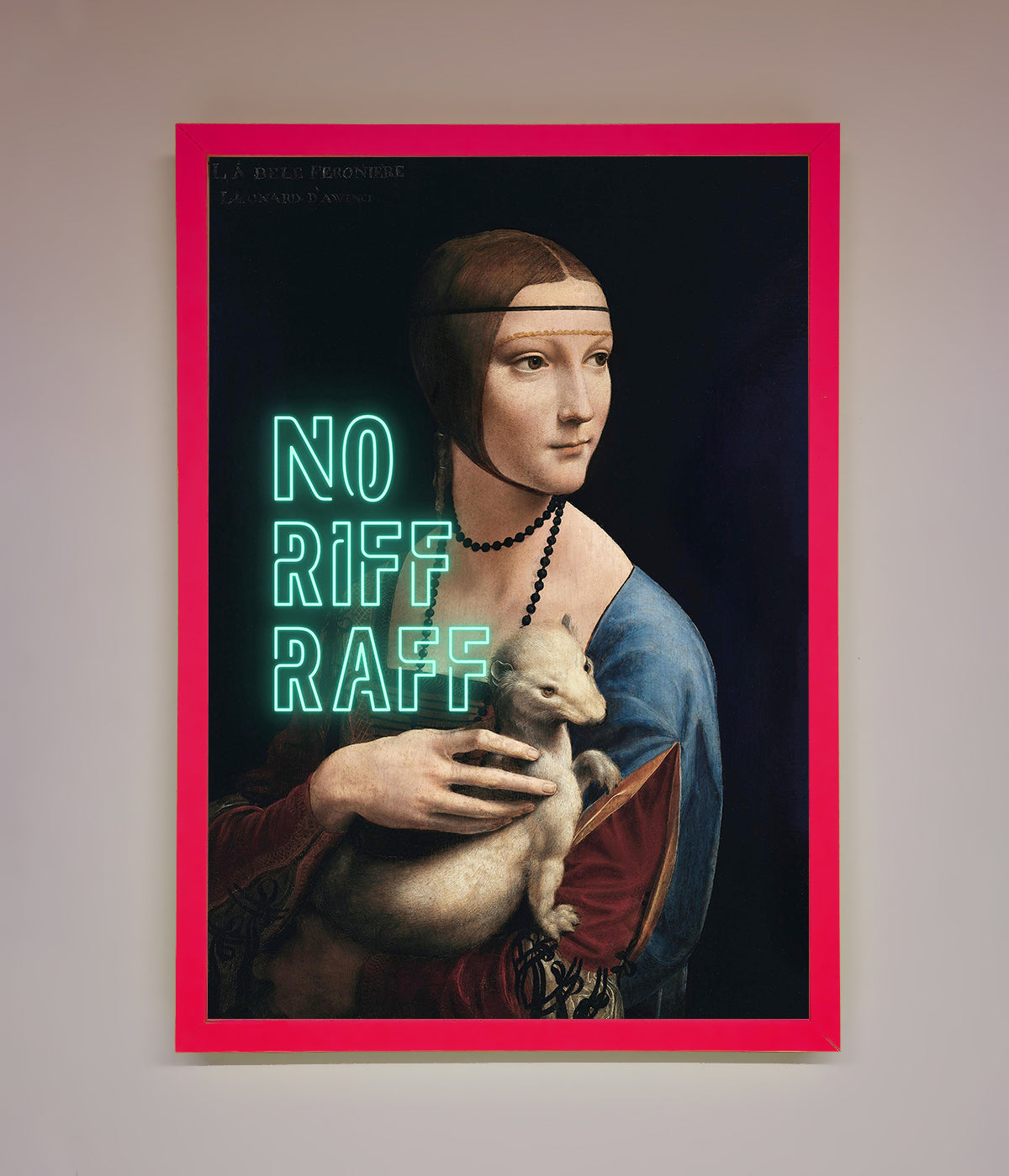 No Riff Raff Framed Print, luxury stylish statement art, premium bold wall decor, handcrafted elegant home accent, trending best-selling framed artwork by Zestio at brixbailey.com