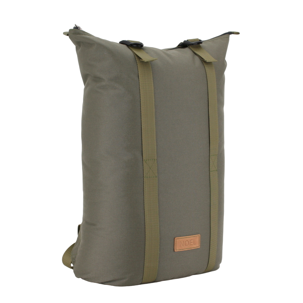 Zip Backpack with G Hook Khaki