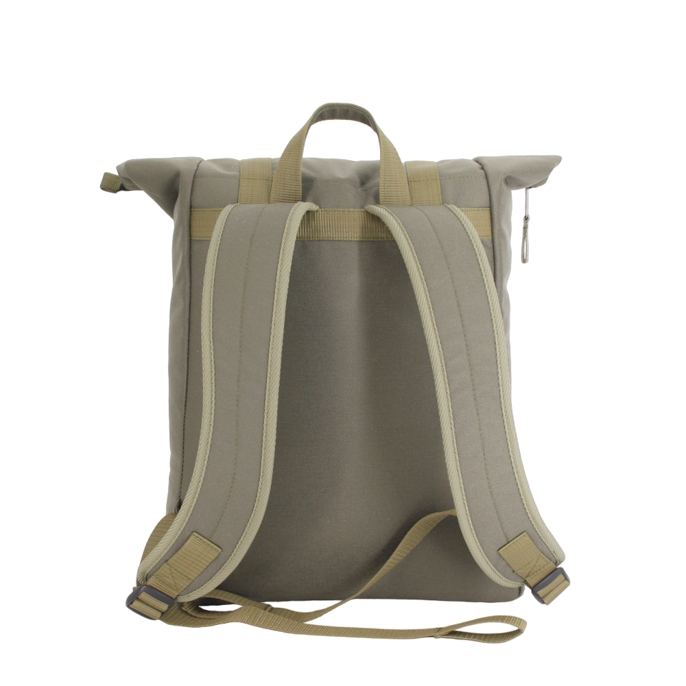 Zip Backpack with G Hook Khaki