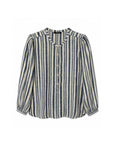 Nora blouse sargasso sea stripe