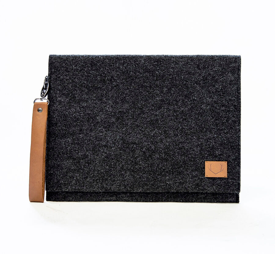Black 13 Inch Slim Laptop and Document Bag