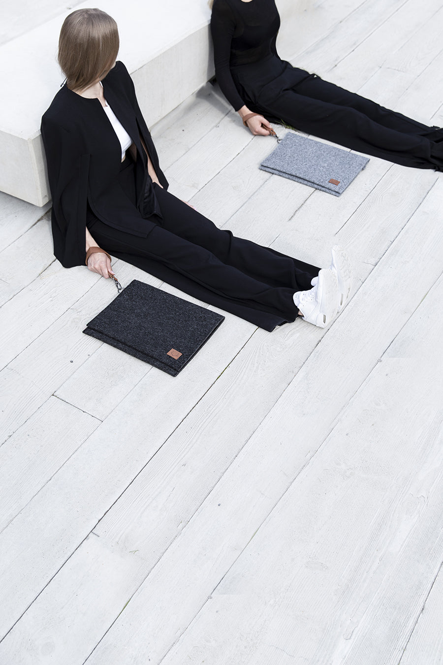 Black 13 Inch Slim Laptop and Document Bag