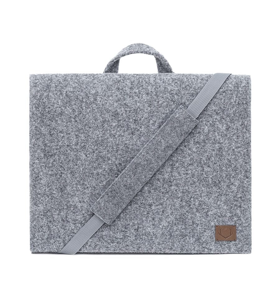 Grey Minimalist Laptop Briefcase