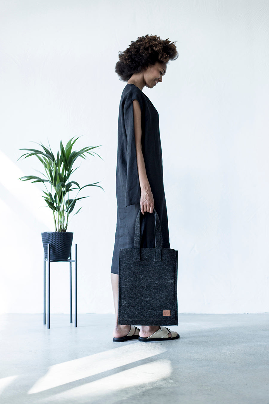 Black Everyday Tote Bag