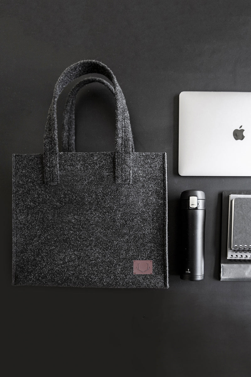 Black Office Shoulder Bag for Daily Commute