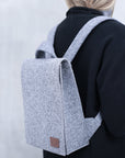 Mini Grey Backpack for Everyday Style