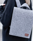Mini Grey Backpack for Everyday Style